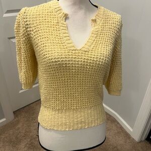 Joe’s Jeans Collection Anise Flower Textured Knit Top XS